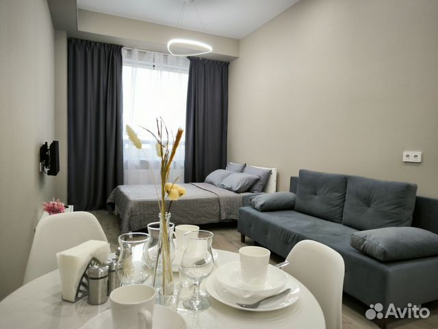 

Квартира-студия, 30 м², 2 кровати
