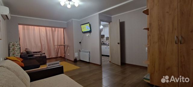 

1-к. квартира, 38 м², 3 кровати