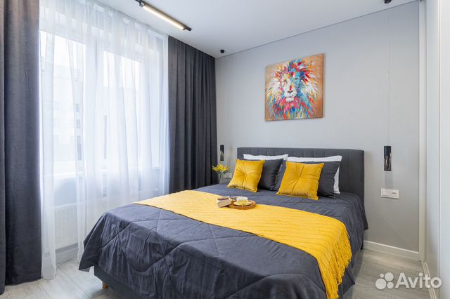 

1-к. квартира, 42 м², 2 кровати