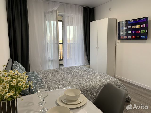 

Квартира-студия, 24 м², 1 кровать