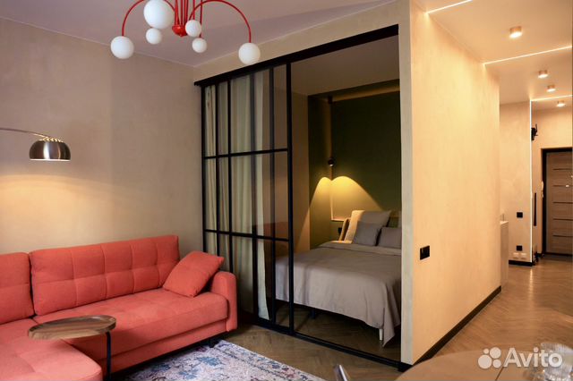 

1-к. квартира, 35,5 м², 2 кровати