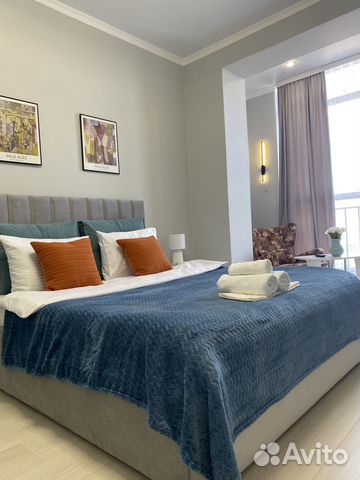 

1-к. квартира, 52 м², 2 кровати