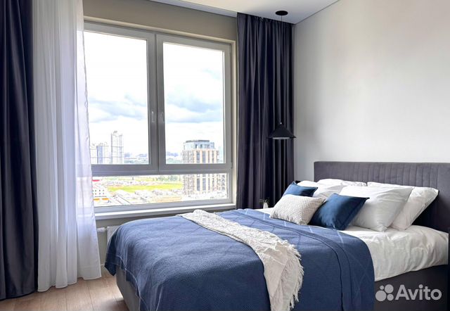 

1-к. квартира, 42 м², 2 кровати