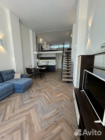 

Квартира-студия, 42 м², 2 кровати