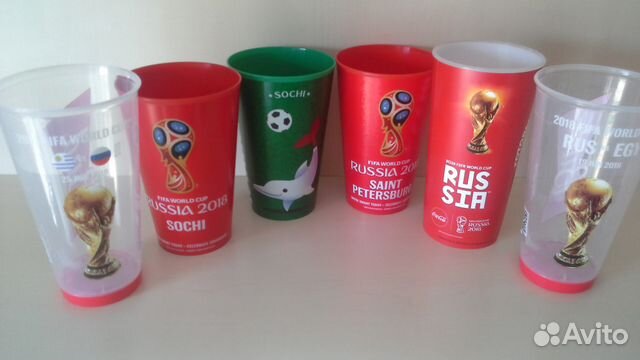 Стаканы с чемпионата мира по футболу 2018