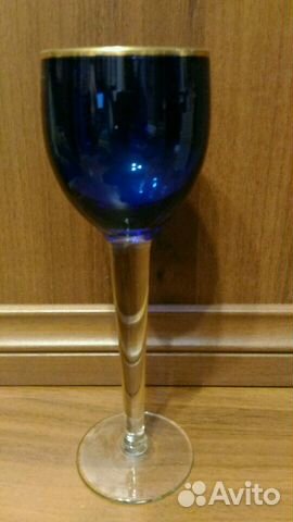 Бокал хрустальный цветной