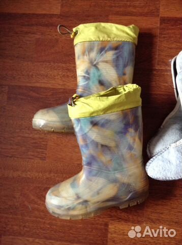 Сапоги резиновые с валенком Сапоги резиновые с валенком