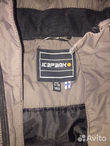 Куртка icepeak осенне-зимняя 9-10 лет 140см Куртка icepeak осенне-зимняя 9-10 лет 140см