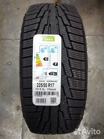 Шины 225 55 R17 Nokian Nordman RS2