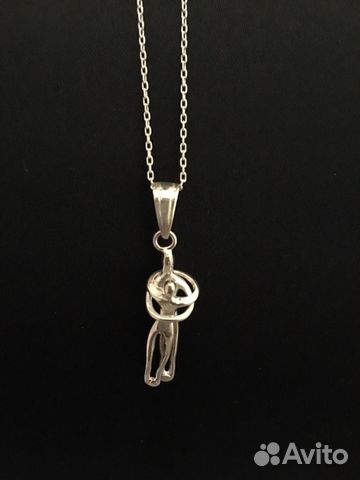Серебряная цепочка и подвеска «Неразрывная связь»