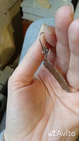 Комплект из серебра и тигрового глаза СССР