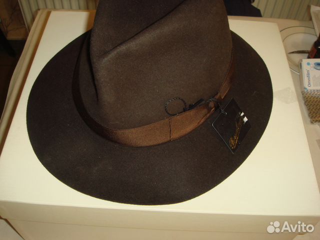 Borsalino новая мужская шляпа из кроличьего фетра
