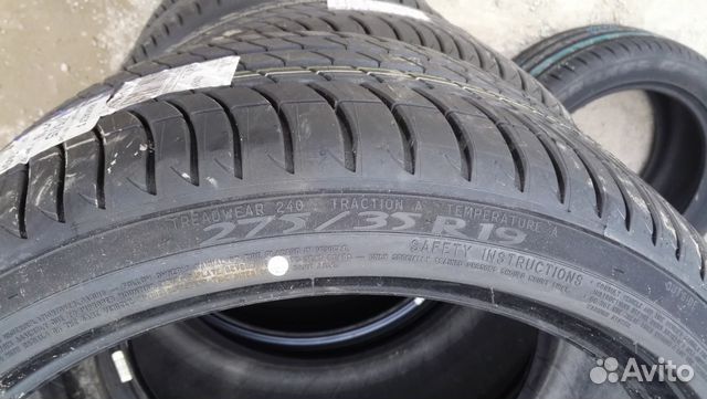 Новые Michelin Primacy 3 MOE ZP 275/35 R19 R Flat