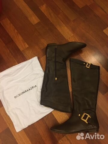 Ботфорты сапоги bcbg maxarzia р 39,5 кожа новые Ботфорты сапоги bcbg maxarzia р 39,5 кожа новые