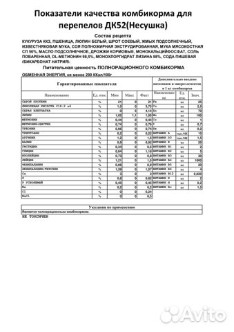 Комбикорм Для Перепелов Купить В Самаре