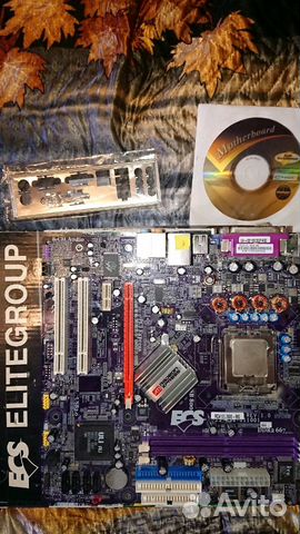 Материнка с процессором Socket 754