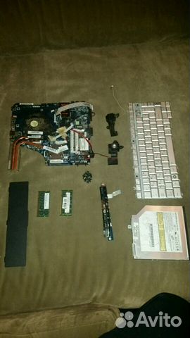 Toshiba satellite a200 1HV в разборе