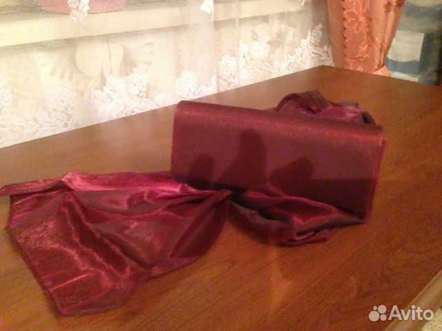 Клатч и шарфик из органзы (новый)