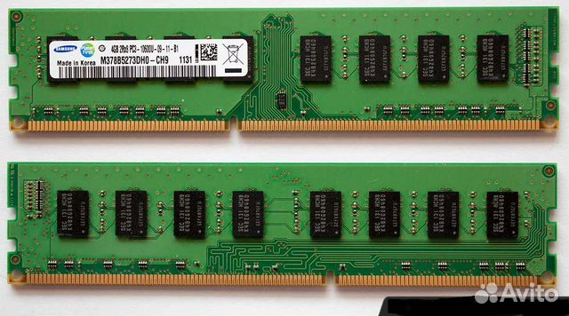 Оперативная память для Компьютера SAMSUNG DDR3 4GB