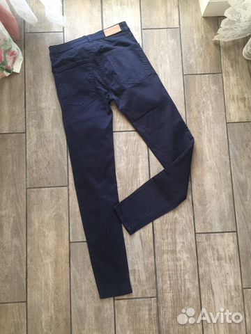 Джинсы скинни pull and bear т-синие новые 34 Джинсы скинни pull and bear т-синие новые 34