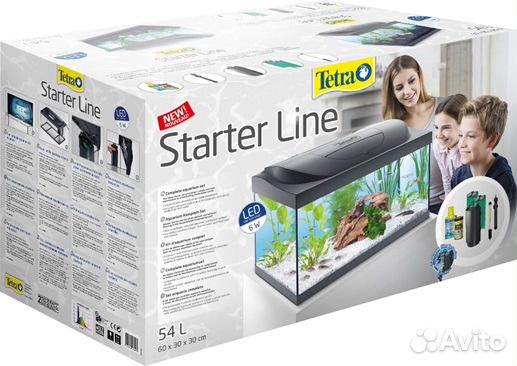 Аквариум Tetra Starter Line LED 54 новый