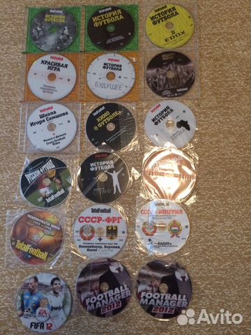 DVD диски из журнала Total Football DVD диски из журнала Total Football