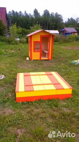 Домик Детский Игровой из дерева