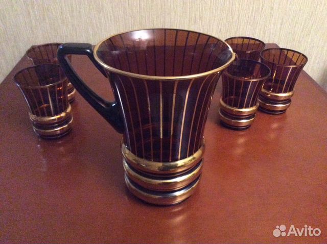 Кувшин и стаканы Богемия Кувшин и стаканы Богемия