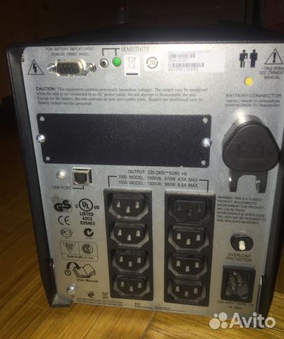 Ибп APC Smart-UPS 1000VA USB Serial 230V SUA1000