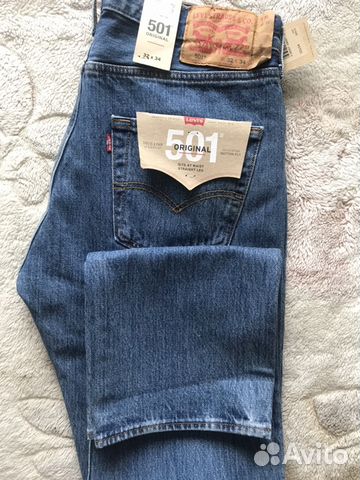Джинсы Levi’s 501 из USA (р. 32/34)