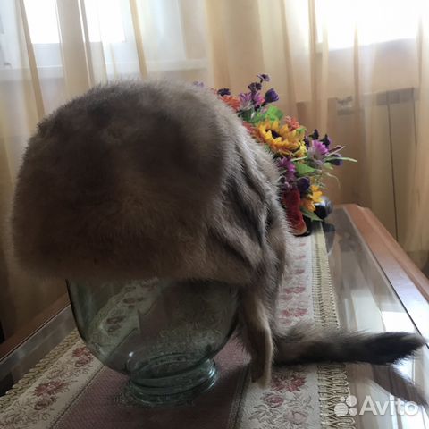 Женская норковая шапка