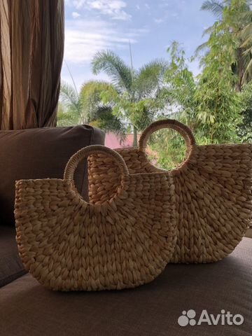 Соломенная сумка, как в Zara, маленькая Соломенная сумка, как в Zara, маленькая