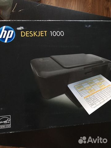 Струйный принтер HP DeskJet 1000