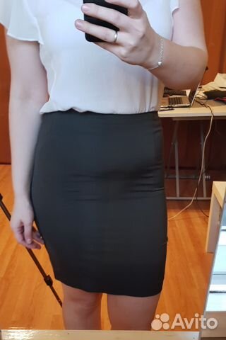 Зеленая болотная юбка befree