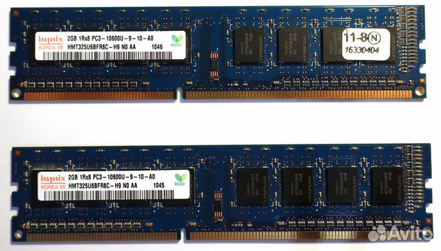 DDR3 Hynix 4Gb (2шт х 2Gb) для пк