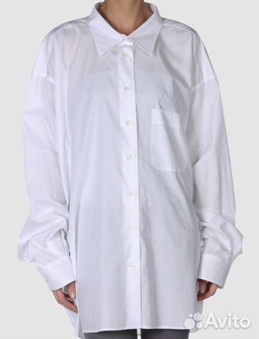 Maison Martin Margiela белая рубашка оверсайз Maison Martin Margiela белая рубашка оверсайз