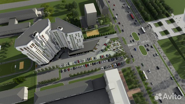 2-к квартира, 67.3 м², 13/14 эт.