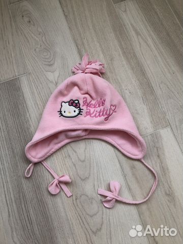Шапка Hello Kitty весна/осень (1-3 года)