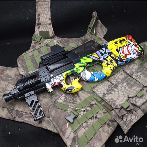 P90 Graffiti Игрушечный Пистолет- пулемет орбиз