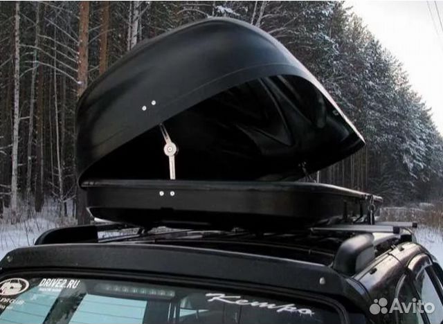 Аэродинамический автобокс на крышу автомобиля