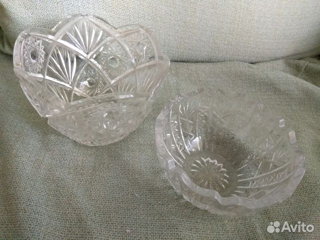 Хрустальные салатницы СССР