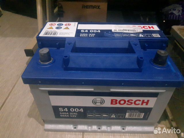 Аккумулятор Bosch s4 004 540A 60ah