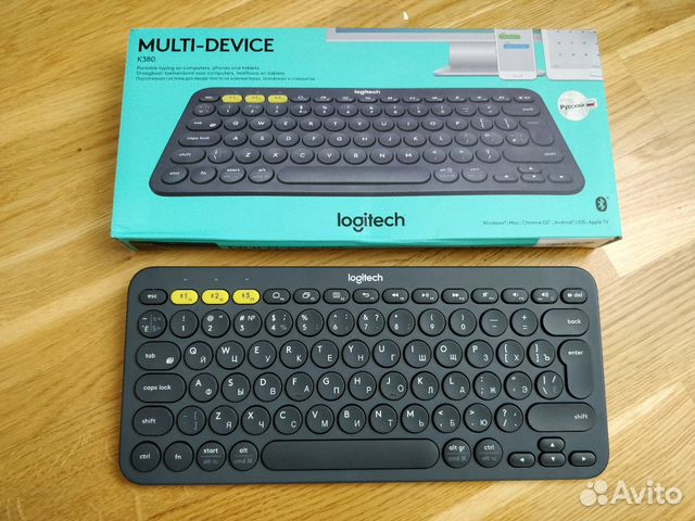 Клавиатура Logitech K380, беспроводная