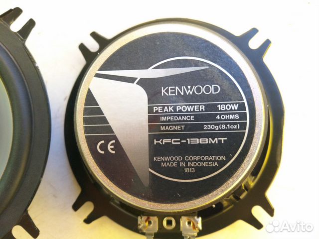 Автоакустика kenwood KFC-138MT + Domotec MC-419