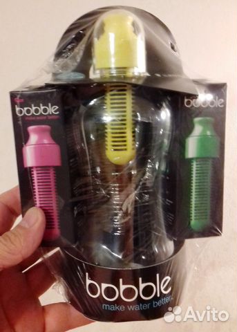 Бутылка-фильтр-шейкер Water Bobble USA в дорогу Бутылка-фильтр-шейкер Water Bobble USA в дорогу