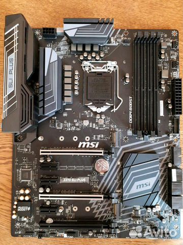 Материнская плата msi z370 sli plus