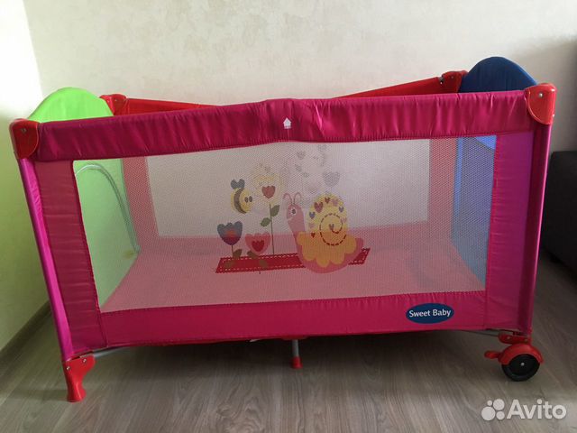 Манеж-кроватка sweet baby