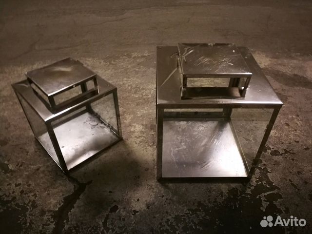 Фонари Подсвечники Кубы стеклянные Фонари Подсвечники Кубы стеклянные
