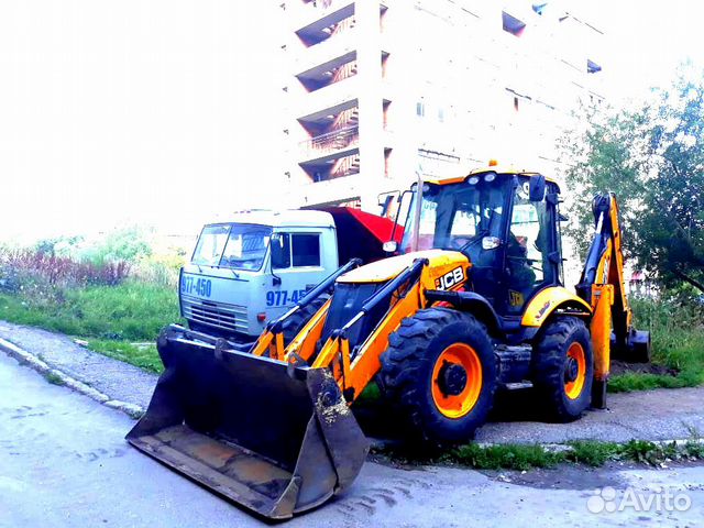 Услуги экскаватора-погрузчика Услуги экскаватора-погрузчика
