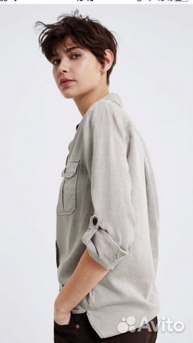 Рубашка с карманами Zara Рубашка с карманами Zara